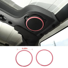 For Jeep Wrangler JK 2007-2014 Car Roof Sound Speaker Trim Ring Cover Bezel RT-TCZ