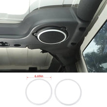 For Jeep Wrangler JK 2007-2014 Car Roof Sound Speaker Trim Ring Cover Bezel RT-TCZ
