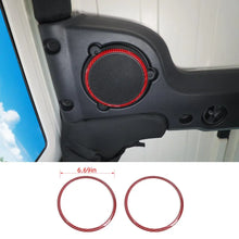 For Jeep Wrangler JK 2007-2014 Car Roof Sound Speaker Trim Ring Cover Bezel RT-TCZ