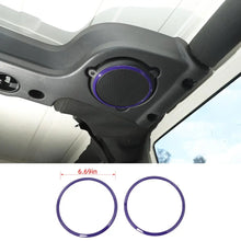 For Jeep Wrangler JK 2007-2014 Car Roof Sound Speaker Trim Ring Cover Bezel RT-TCZ