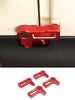 For Jeep Wrangler JK 4 x Hardtop Release Roof Remove Handle Cover Trim Aluminum RT-TCZ