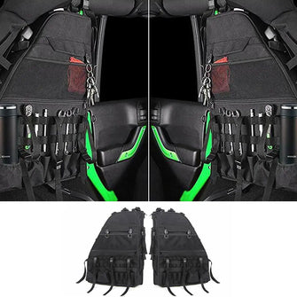 For Jeep Wrangler JK JKU 4 Doors Trunk Roll Bar Storage Bag Cage Multi-Pockets RT-TCZ