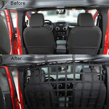 For Jeep Wrangler JK JKU JL JLU JT Rear Seat Net Mesh Cargo Net Dog Barrier RT-TCZ