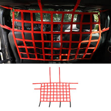 For Jeep Wrangler JK JKU JL JLU JT Rear Seat Net Mesh Cargo Net Dog Barrier RT-TCZ