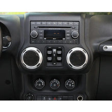 For Jeep Wrangler JK JKU JL JLU & Gladiator JT Dashboard Air Condition Vent Cover Trim Carbon Fiber RT-TCZ