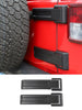 For Jeep Wrangler JK JKU Tailgate Hinge Cover Spare Tire Rear Original Style Door Hinge Liftgate Trim RT-TCZ