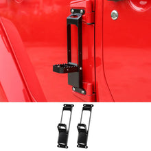 For Jeep Wrangler JK JKU Wrangler JL JLU & Gladiators JT Door Hinge Step Foot Peg Pedal Foldable RT-TCZ