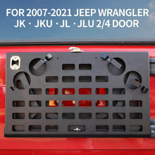 For Jeep Wrangler JK JL 2/4 Door Tailgate Table Metal Storage Rack Foldable Cargo Shelf RT-TCZ