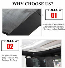 For Jeep Wrangler JK JL 4-Door Back Rear Trunk Isolation Net Pets Fence RT-TCZ