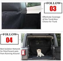For Jeep Wrangler JK JL 4-Door Back Rear Trunk Isolation Net Pets Fence RT-TCZ