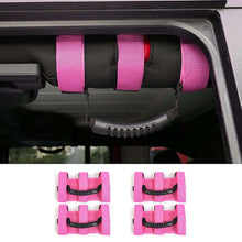 For Jeep Wrangler JK JL CJ YJ TJ JT 4PCS Top Roll Bar Grab Handles RT-TCZ