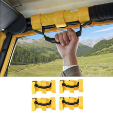For Jeep Wrangler JK JL CJ YJ TJ JT 4PCS Top Roll Bar Grab Handles RT-TCZ