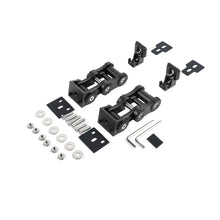 For Jeep Wrangler JK JL Gladiator JT Chain Hood Latch Catch Kit Black RT-TCZ