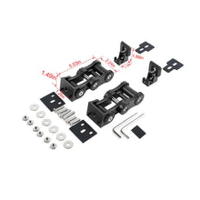 For Jeep Wrangler JK JL Gladiator JT Chain Hood Latch Catch Kit Black RT-TCZ