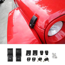 For Jeep Wrangler JK JL Gladiator JT Hood Latches Locking Catch Kit Aluminum Alloy RT-TCZ