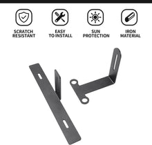 For Jeep Wrangler JK JL Spare Tire License Plate Relocation Bracket Holder Black RT-TCZ