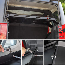 For Jeep Wrangler JKU JLU 4-Door Interior Trunk Cargo Basket Rack Metal Luggage Storage Carrier RT-TCZ