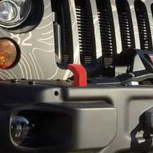 For Jeep Wrangler JK, JL & Gladiator JT Front Bumper Tow Hook Cover Trim Exterior Accent Narrow Style RT-TCZ