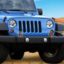 For Jeep Wrangler JK, JL & Gladiator JT Front Bumper Tow Hook Cover Trim Exterior Accent Narrow Style RT-TCZ