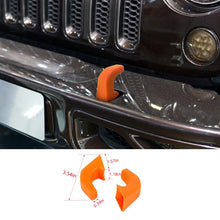 For Jeep Wrangler JK, JL & Gladiator JT Front Bumper Tow Hook Cover Trim Exterior Accent Narrow Style RT-TCZ