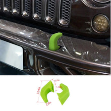 For Jeep Wrangler JK, JL & Gladiator JT Front Bumper Tow Hook Cover Trim Exterior Accent Narrow Style RT-TCZ