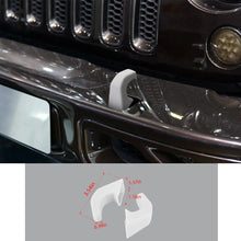 For Jeep Wrangler JK, JL & Gladiator JT Front Bumper Tow Hook Cover Trim Exterior Accent Narrow Style RT-TCZ