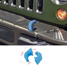 For Jeep Wrangler JK, JL & Gladiator JT Front Bumper Tow Hook Cover Trim Exterior Accent Narrow Style RT-TCZ