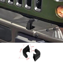 For Jeep Wrangler JK, JL & Gladiator JT Front Bumper Tow Hook Cover Trim Exterior Accent Narrow Style RT-TCZ