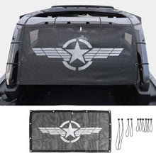 For Jeep Wrangler JL JK TJ 4Doors Rear Trunk Sunshade Mesh Cover Bikini anti-UV RT-TCZ