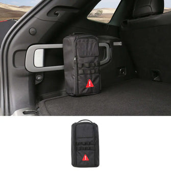 For Jeep Wrangler JL JK TJ JT, Cherokee Trunk Canvas Storage Bag Tool Kit & Cargo Organizer Saddlebag RT-TCZ