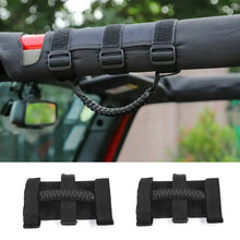 For Jeep Wrangler JL JK TJ YJ & Gladiator JT Roll Bar Grab Handles Paracord Grip Handle 2PCS RT-TCZ