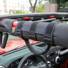 For Jeep Wrangler JL JK TJ YJ & Gladiator JT Roll Bar Grab Handles Paracord Grip Handle 2PCS RT-TCZ