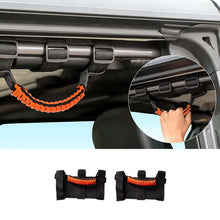 For Jeep Wrangler JL JK TJ YJ & Gladiator JT Roll Bar Grab Handles Paracord Grip Handle 2PCS RT-TCZ