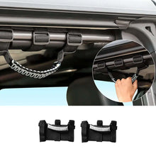 For Jeep Wrangler JL JK TJ YJ & Gladiator JT Roll Bar Grab Handles Paracord Grip Handle 2PCS RT-TCZ