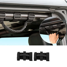 For Jeep Wrangler JL JK TJ YJ & Gladiator JT Roll Bar Grab Handles Paracord Grip Handle 2PCS RT-TCZ
