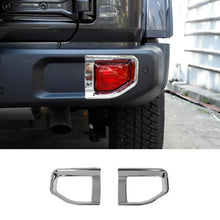 For Jeep Wrangler JL JLU 2018+ Rear Bar Fog Light Trim Ring Bezel RT-TCZ