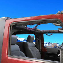 For Jeep Wrangler  JL JT JK YJ TJ 2X Roll Bar Grab Handle Top Paracord Grip Handle Wide Style RT-TCZ