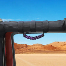 For Jeep Wrangler  JL JT JK YJ TJ 2X Roll Bar Grab Handle Top Paracord Grip Handle Wide Style RT-TCZ