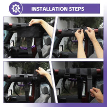 For Jeep Wrangler  JL JT JK YJ TJ 2X Roll Bar Grab Handle Top Paracord Grip Handle Wide Style RT-TCZ