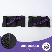 For Jeep Wrangler  JL JT JK YJ TJ 2X Roll Bar Grab Handle Top Paracord Grip Handle Wide Style RT-TCZ