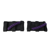 For Jeep Wrangler  JL JT JK YJ TJ 2X Roll Bar Grab Handle Top Paracord Grip Handle Wide Style RT-TCZ
