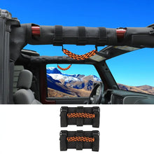 For Jeep Wrangler  JL JT JK YJ TJ 2X Roll Bar Grab Handle Top Paracord Grip Handle Wide Style RT-TCZ