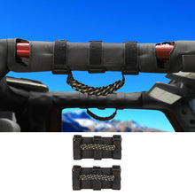 For Jeep Wrangler  JL JT JK YJ TJ 2X Roll Bar Grab Handle Top Paracord Grip Handle Wide Style RT-TCZ