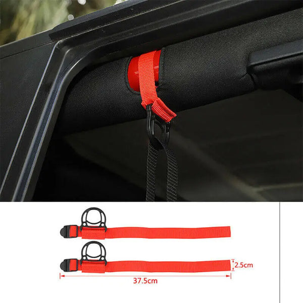 RT-TCZ 2x Roll Bar Coat Hanger Clothes Hook for Jeep Wrangler TJ - Main Image