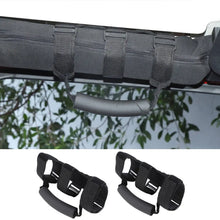 For Jeep Wrangler TJ JK JKU JL JLU JT 2X Top Roll Bar Grab Handles Grip Wide RT-TCZ