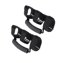 For Jeep Wrangler TJ JK JKU JL JLU JT 2X Top Roll Bar Grab Handles Grip Wide RT-TCZ