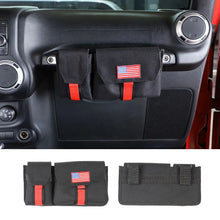 For Jeep Wrangler TJ JK JKU JL JLU Passenger Grab Handles Storage Bag Organizer, 2 in 1 Pocket Multi-Purpose Storage Bag RT-TCZ