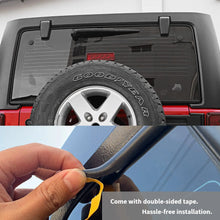 For Jeep Wrangler TJ JK JKU JL JLU Tailgate Window Edge Guards Rubber Seal,Window Waterproof Guards Protector RT-TCZ