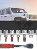 For Jeep Wrangler TJ JK JL Hard Top and Door Removal Torx Tool Set Socket Wrench Multi-Tool Case Kit RT-TCZ