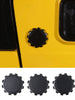 For Jeep Wrangler TJ JK JL JT 1997+ Door Key Jack Socket Cover Trim Matte Black RT-TCZ